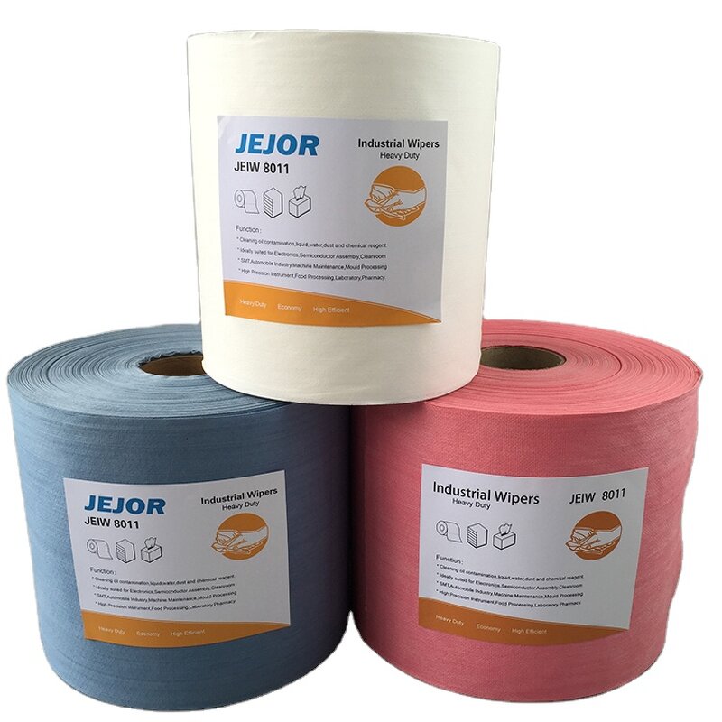 Cleanroom Wipes Jumbo Roll Manufacturer - JEJOR Heavy Duty