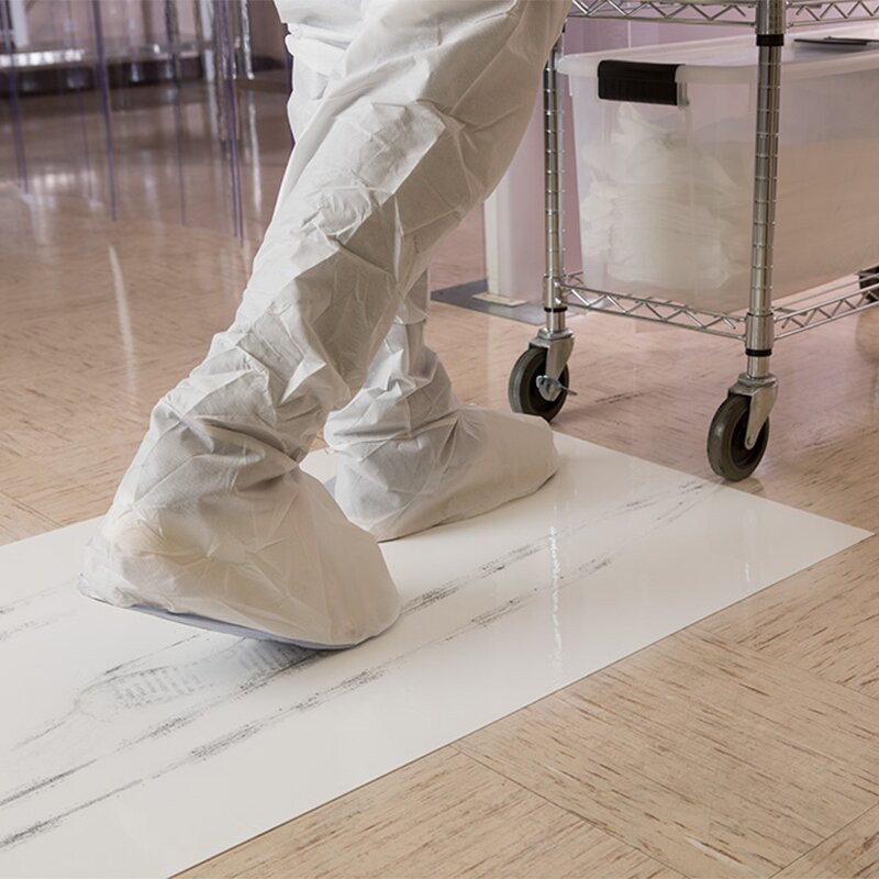 Cleanroom Sticky Mats Manufacturer - White Adhesive 30 Layers