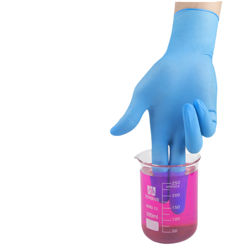 Disposable Latex Gloves Manufacturer - Black and Pink Waterproof