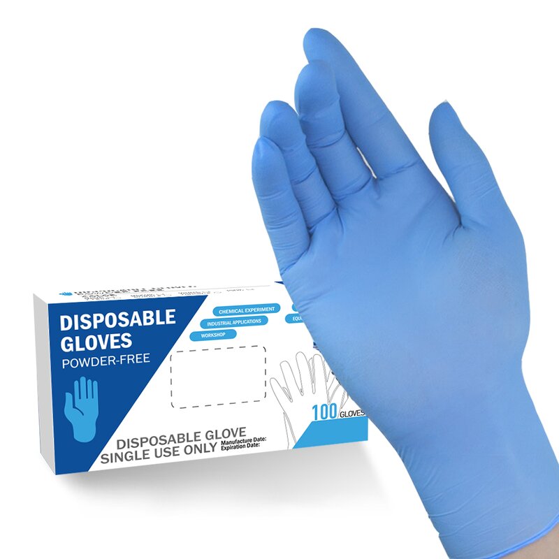 Disposable Nitrile Gloves Supplier - Custom Logo Heavy Duty
