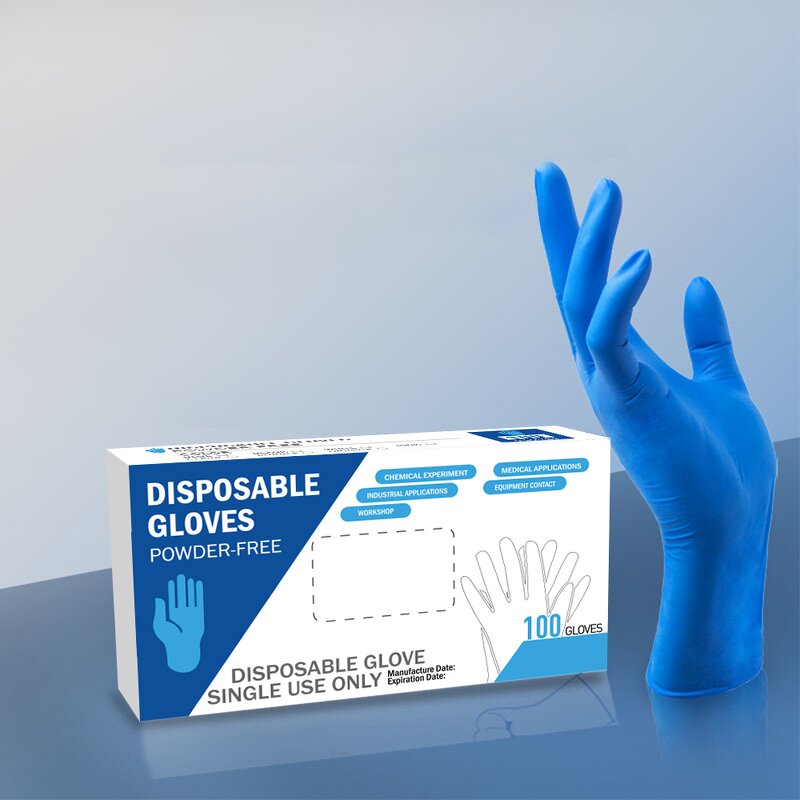 Disposable Nitrile Gloves Manufacturer - Powder Free Tattoo Black