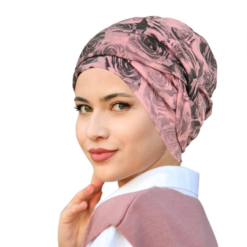 Flower Twisted Hat Manufacturer - HZM-25588 Multi Color Fashion