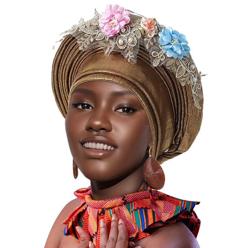 African Headties Supplier - HZM-25638 Latest Designs Auto