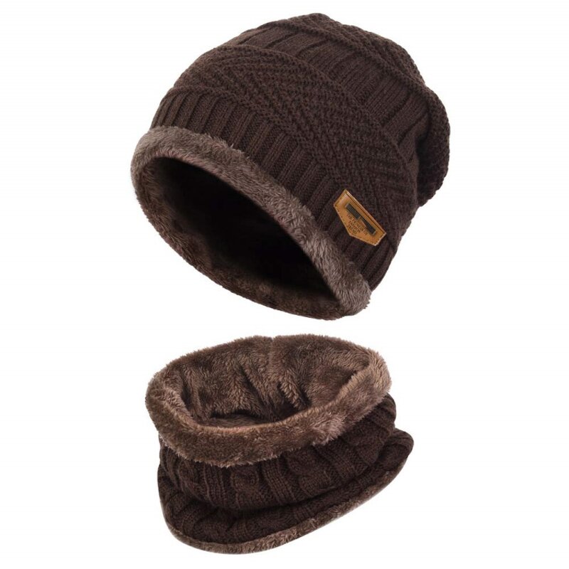 Winter Set Supplier - HZM-18178 Men Women Beanie Hat Scarf