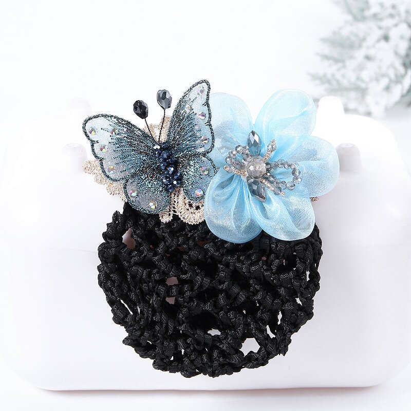 Hair Clip Supplier - HZM-61213 Flower Hair Bun Clip Cover