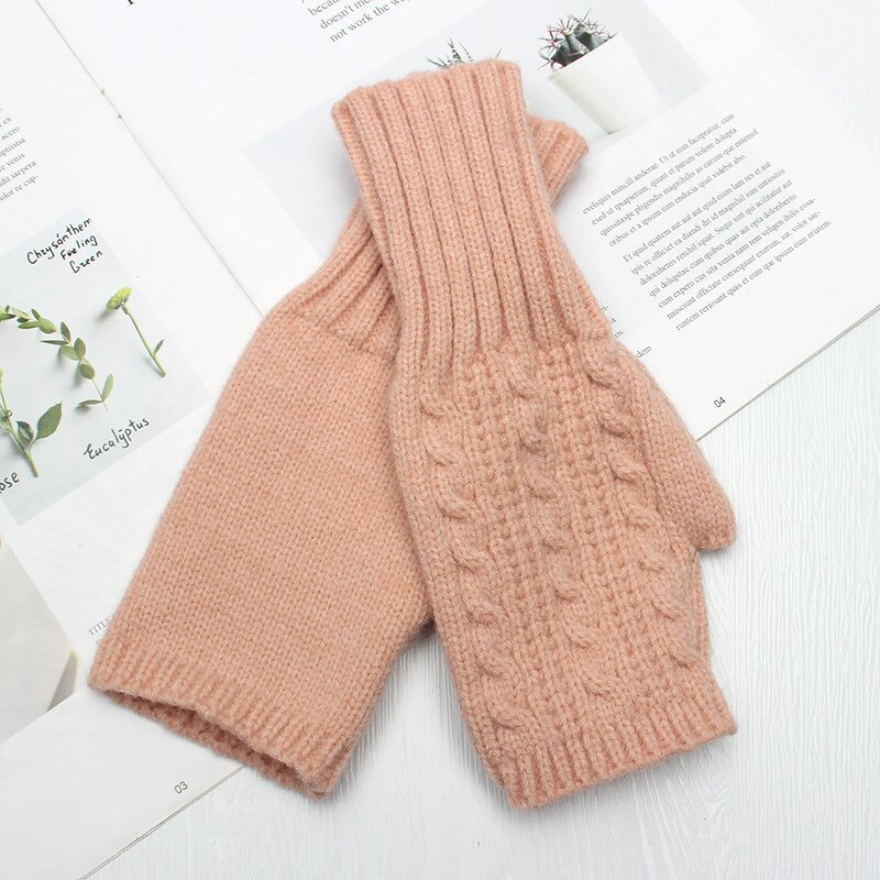 Wrist Warmers Manufacturer - HZS-25050 Women's Acrylic Half-Finger