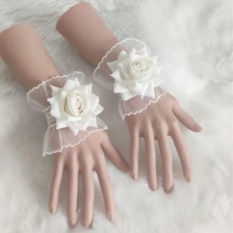 Flower Bracelet Supplier - HZS-25051 Lace Wrist Hand Sleeve