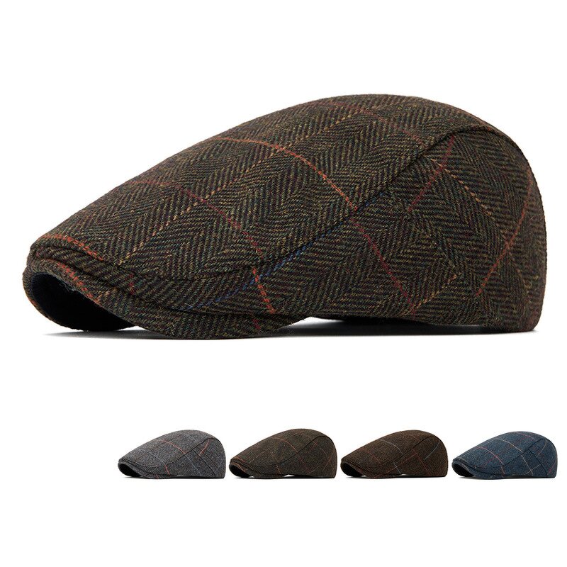 Winter Beret Supplier - HZM-25640 Men's Thickened Warm Cap
