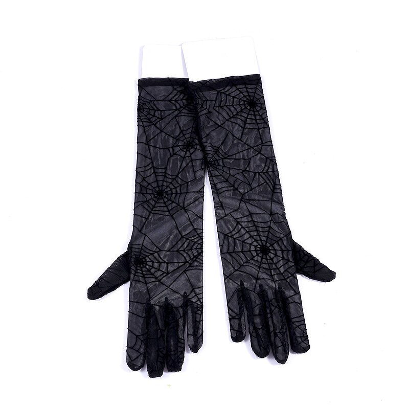 Sun Gloves Manufacturer - HZS-25052 Fashion Black Lace Print