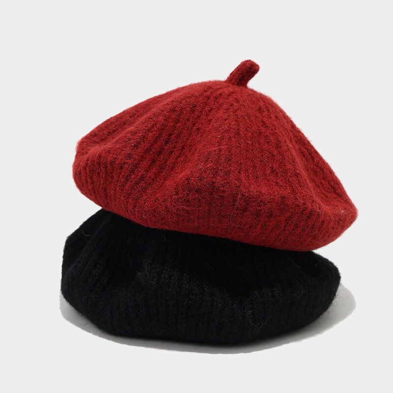 Knitted Beret Supplier - HZM-25628 Winter New Fashion Women