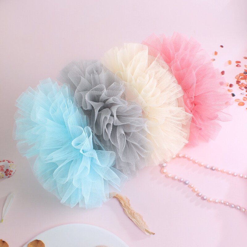 Mesh Scrunchies Manufacturer - HZO-25125 Sweet Pleated Girl