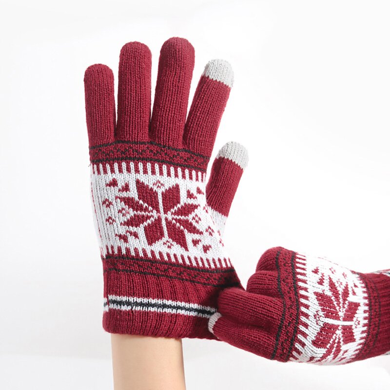 Touchscreen Gloves Manufacturer - HZS-25045 Warm Fleece Lined