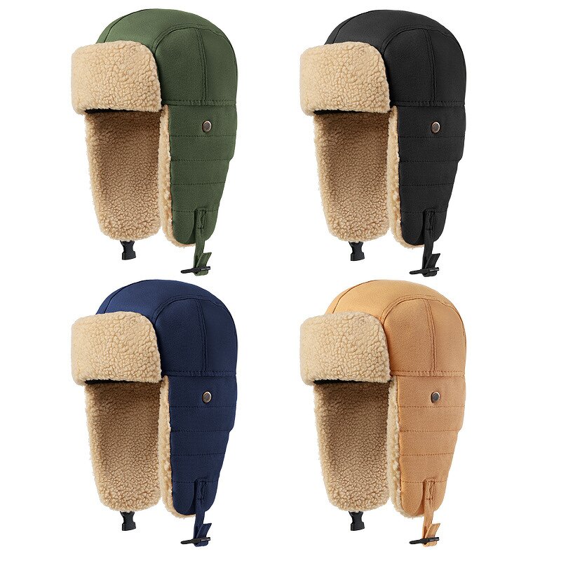 Russian Hat Supplier - HZM-25449 Warm Earflap Cycling Skiing