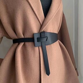 Waist Belt Manufacturer - HZM-60338 New Designs Solid Color