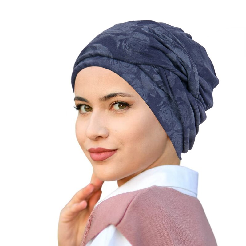 Flower Twisted Hat Manufacturer - HZM-25588 Multi Color Fashion