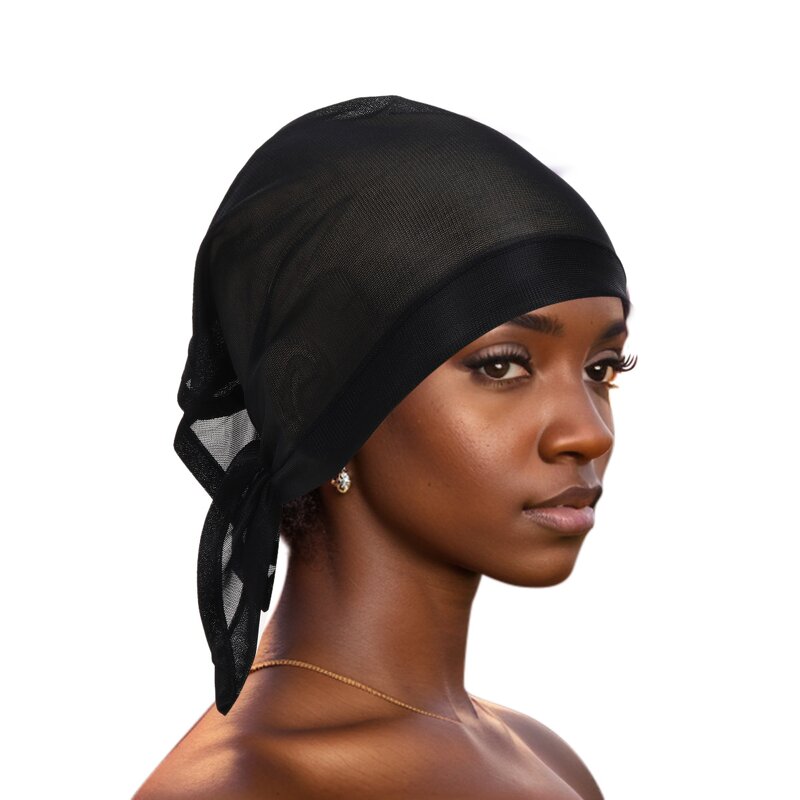 Triangle Headscarf Supplier - HZM-25587 Solid Designer Durags