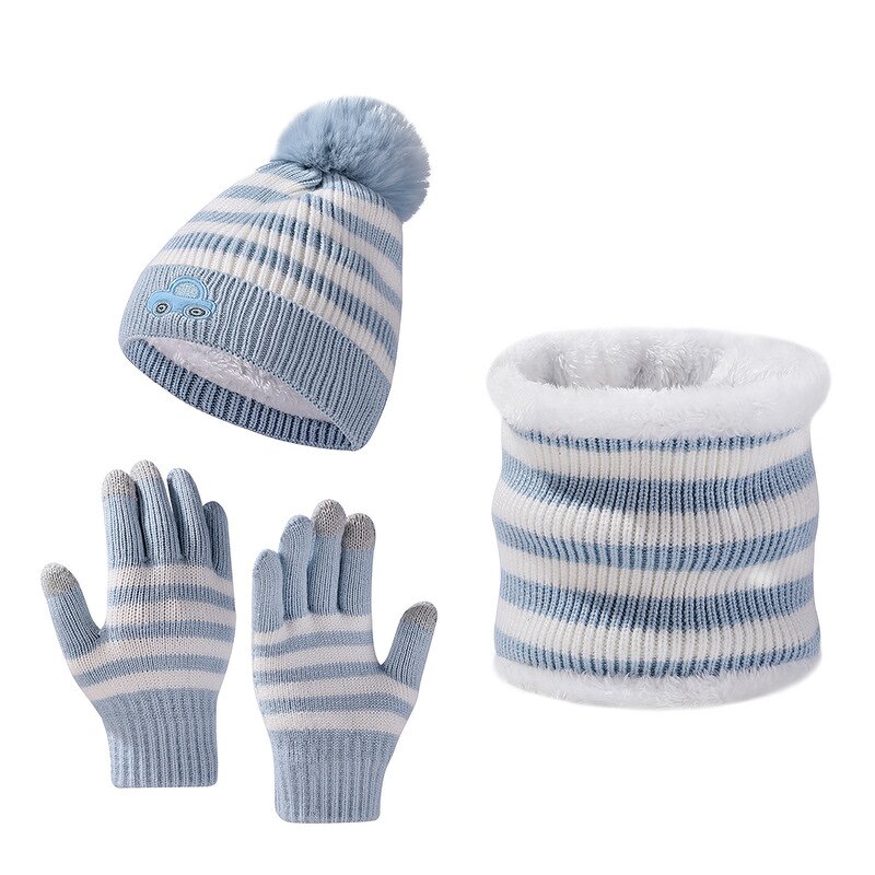 Kids Winter Set Manufacturer - HZM60627 Hat Gloves Scarf Set