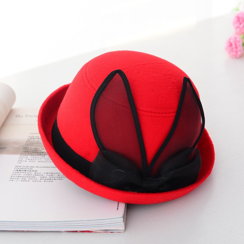 Wool Cloche Supplier - HZM-60901 Women's Gatsby with Rabbit