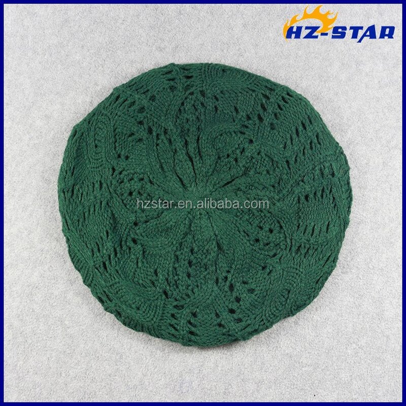 Wool Felt Beret Supplier - HZM-16276 New Fashion Winter Solid