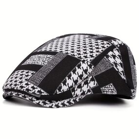 Flat Top Ivy Cap Supplier - HZM-25561 Retro Print Literary