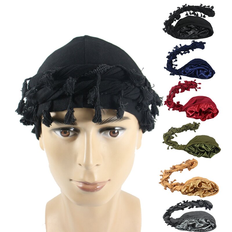 Halo Turban Manufacturer - Pre-tied for Men Durag with Straps