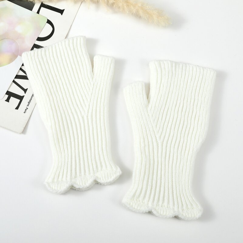 Fingerless Gloves Supplier - HZS-25058 Knitted Stretch Winter