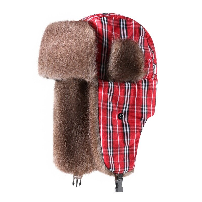 Winter Ski Hat Supplier - HZM-25451 Men Women Ear Flaps