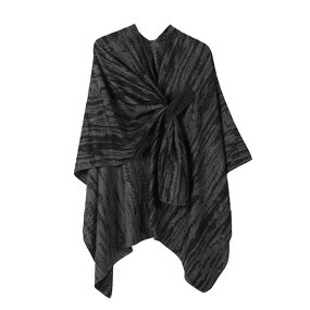 Women Poncho Supplier - HZW-25060 Fashion Reversible Oversized