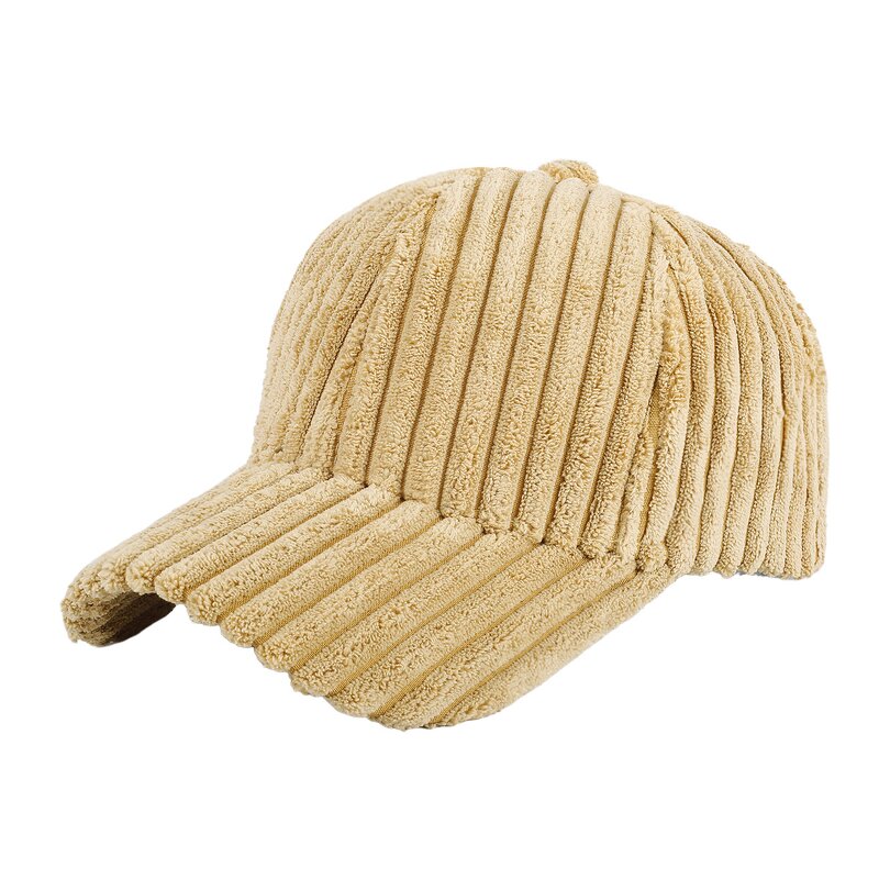 Corduroy Baseball Cap Supplier - HZM-23438 Unisex Keep Warm