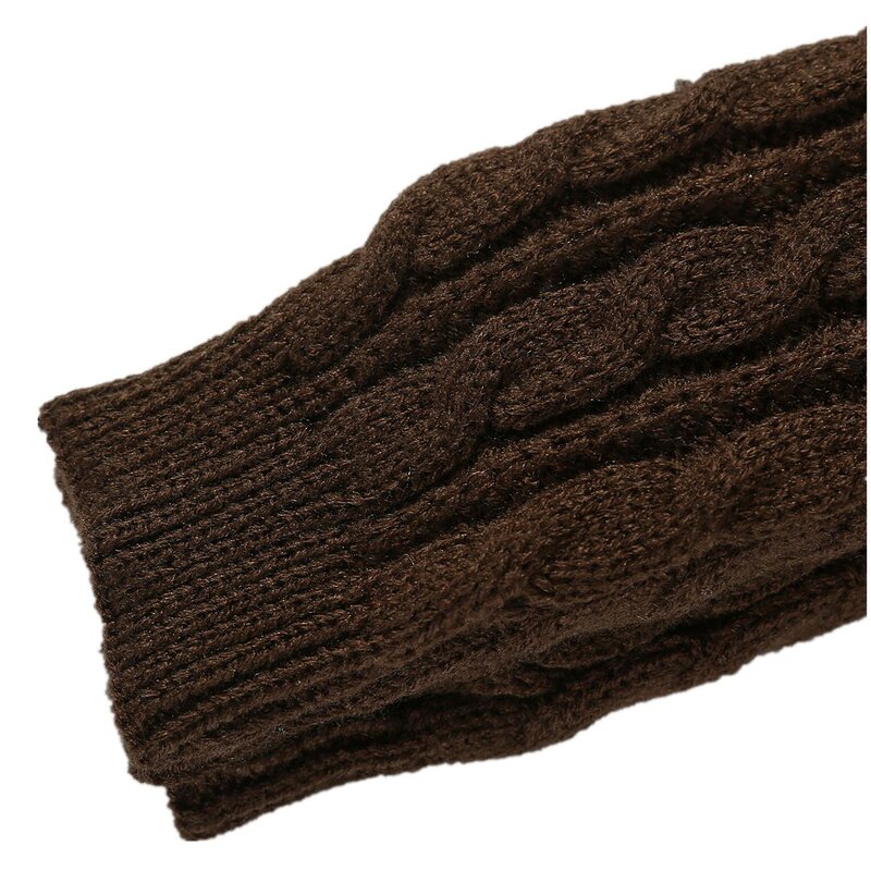 Arm Warmers Manufacturer - HZS-25054 Women's Acrylic Knit