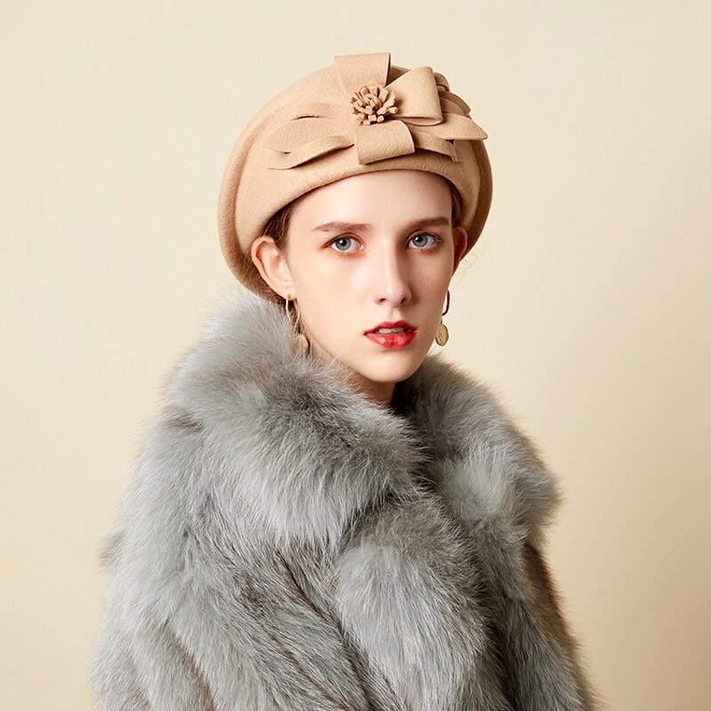 Fascinator Hat Supplier - HZM-24310 Hot Sell Lady Pillbox