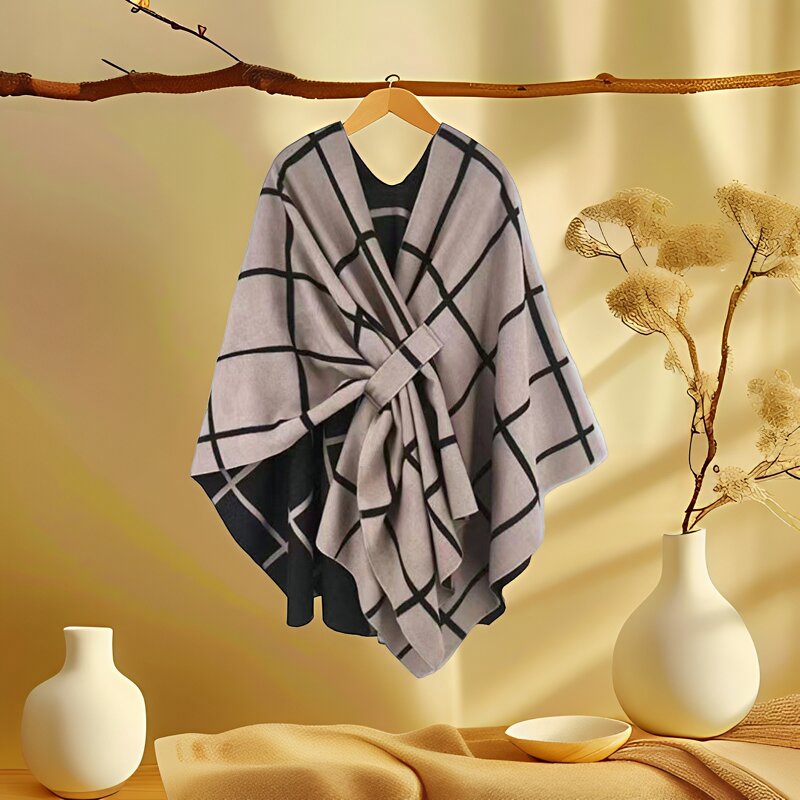 Winter Scarf Manufacturer - HZW-25055 Hot Selling Thick Plaid