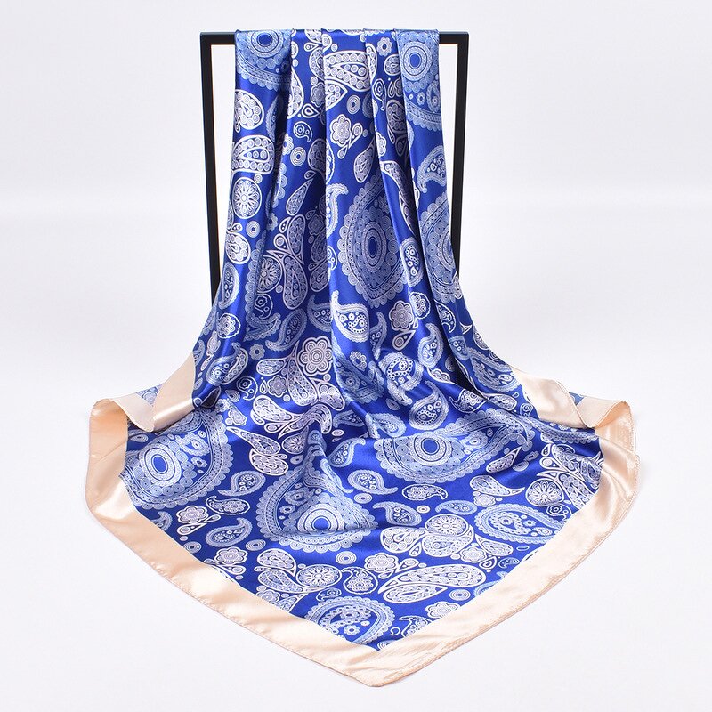 Cashew Printed Scarf Manufacturer - HZW-25084 New Fashion 90*90cm