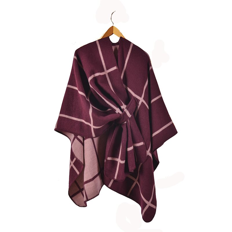 Winter Scarf Manufacturer - HZW-25055 Hot Selling Thick Plaid