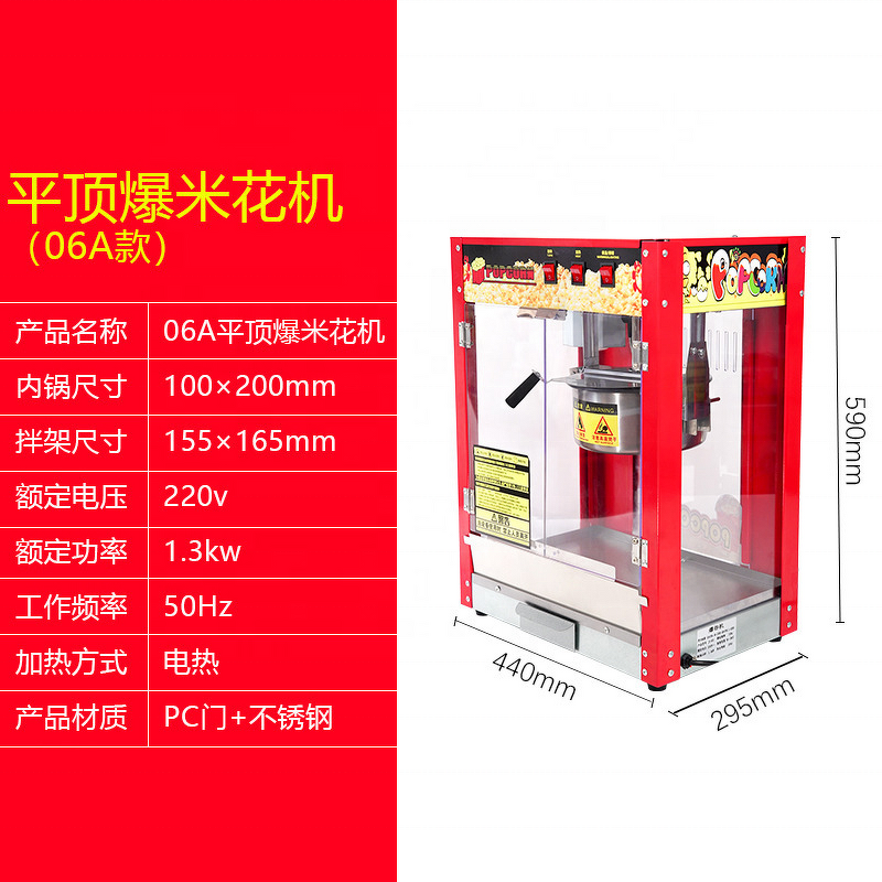 Commercial Popcorn Machine Supplier - Wendy 220V/380V Electric