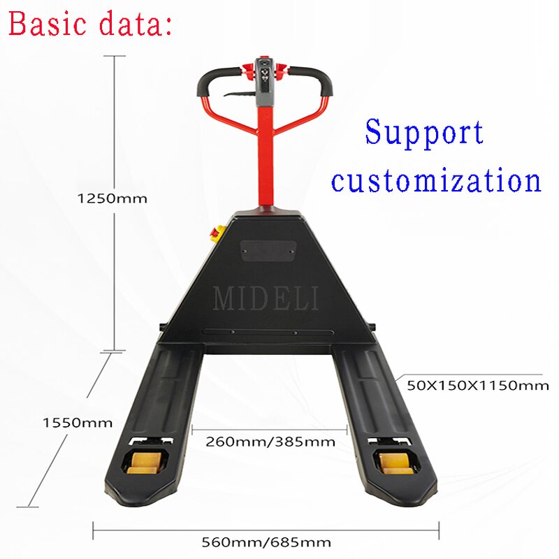 Electric Pallet Jack Supplier - 1.5-3ton Manual Motorized