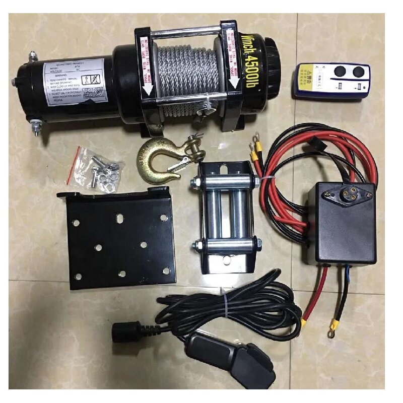 Vehicular Winch Supplier - 12V 24V 4500 LBS for Car