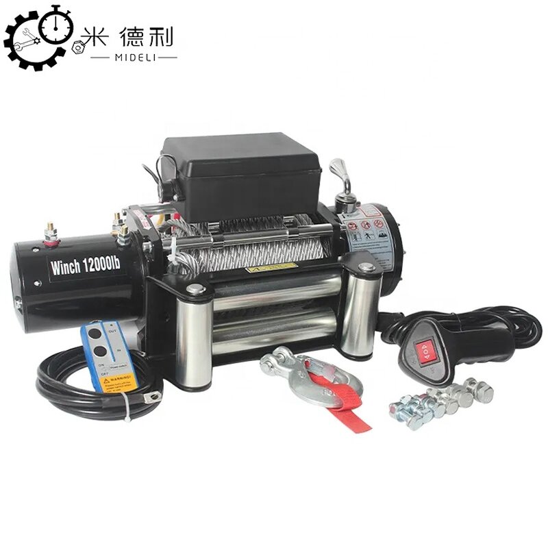 Electric Winch Manufacturer - 12000lbs 12v 5ton Cable Pulling