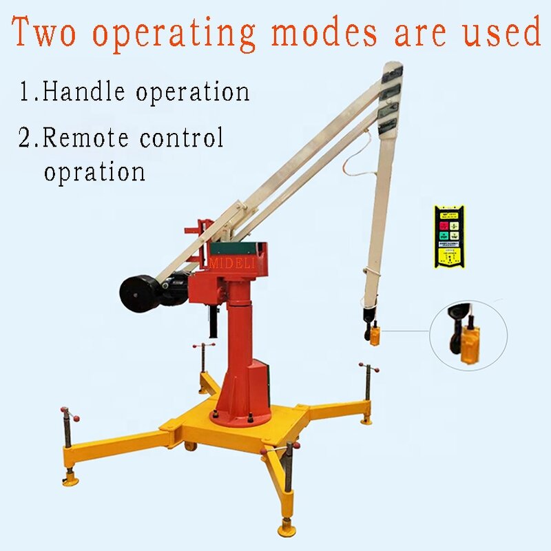 Mobile Crane Manufacturer - 800kg Foldable Electric Hoist