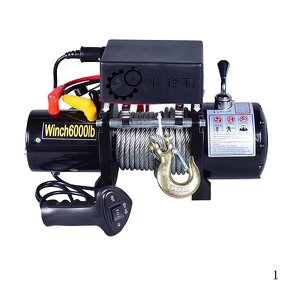 Electric Winch Hoist Supplier - Wendy 24V 12000lbs Synthetic