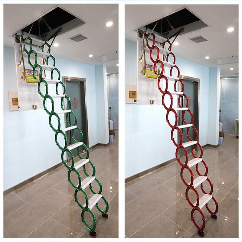 Remote Control Attic Ladder Supplier - W with Hatch Door