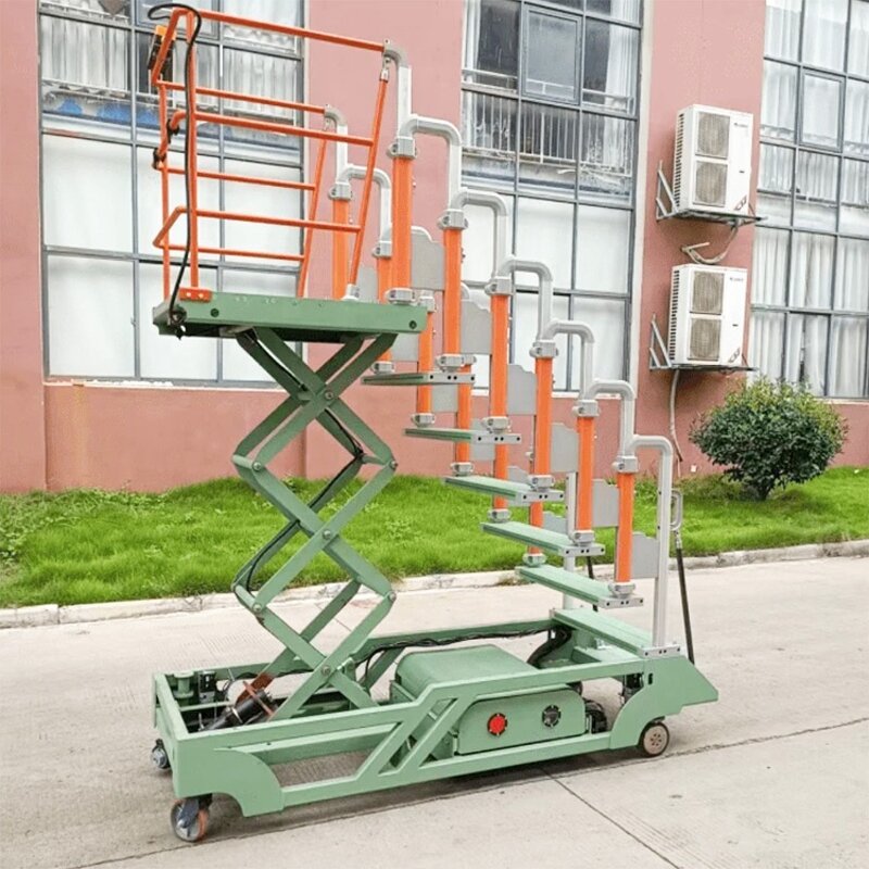 Mobile Scissor Lift Ladder Manufacturer - W New Model 2025