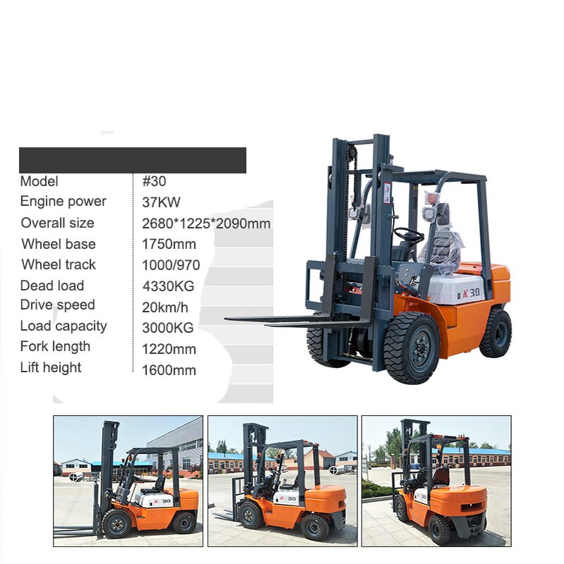 Diesel Forklift Supplier - Hydraulic Lifting Four-wheel