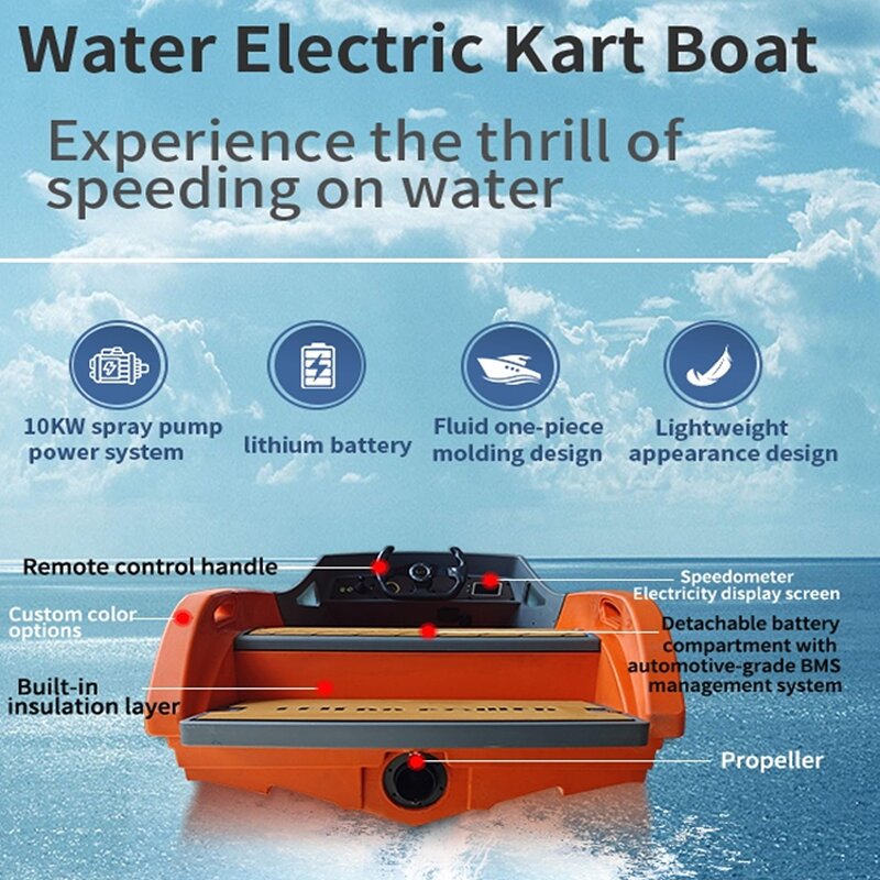 Mini Jet Boat Supplier - customize 220V with Gas Motor