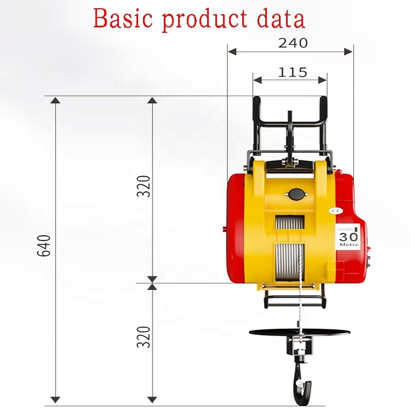 Construction Hoist Supplier - Wendy 400kg Remove Conmtrol