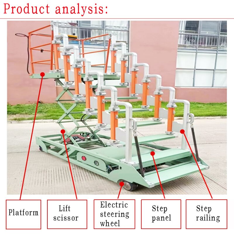 Electric Scissor Lift Ladder Manufacturer - Wendy Semi Automatic