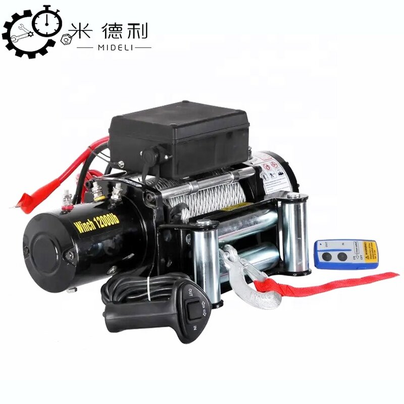 Electric Winch Manufacturer - 12000lbs 12v 5ton Cable Pulling