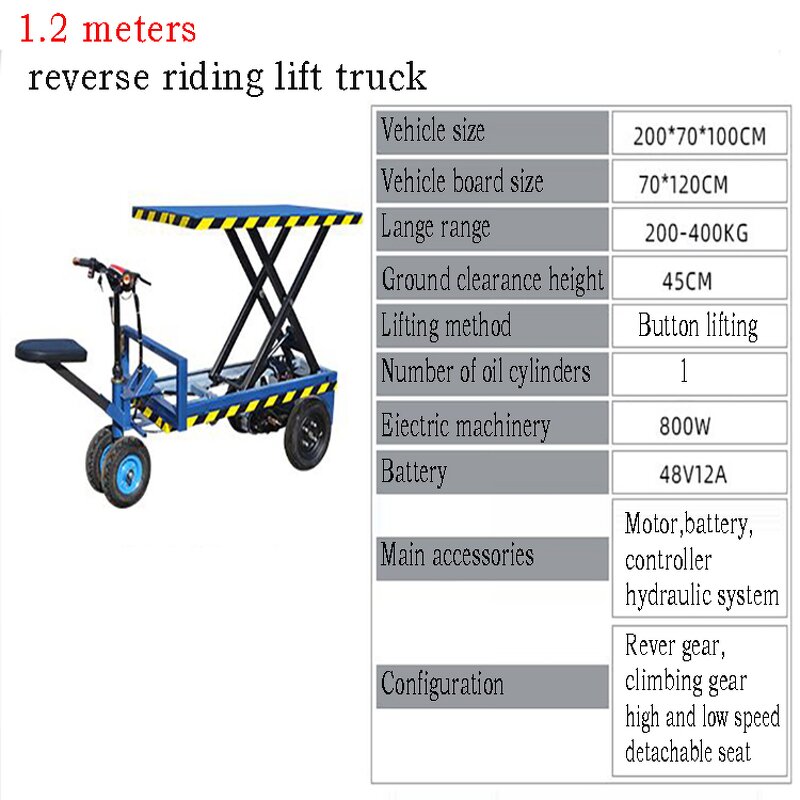 Rechargeable Electric Truck Supplier - Hydraulic Lifting