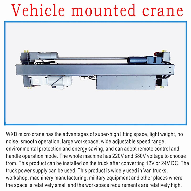 Electric Truck Crane Supplier - 220V with Remote Control