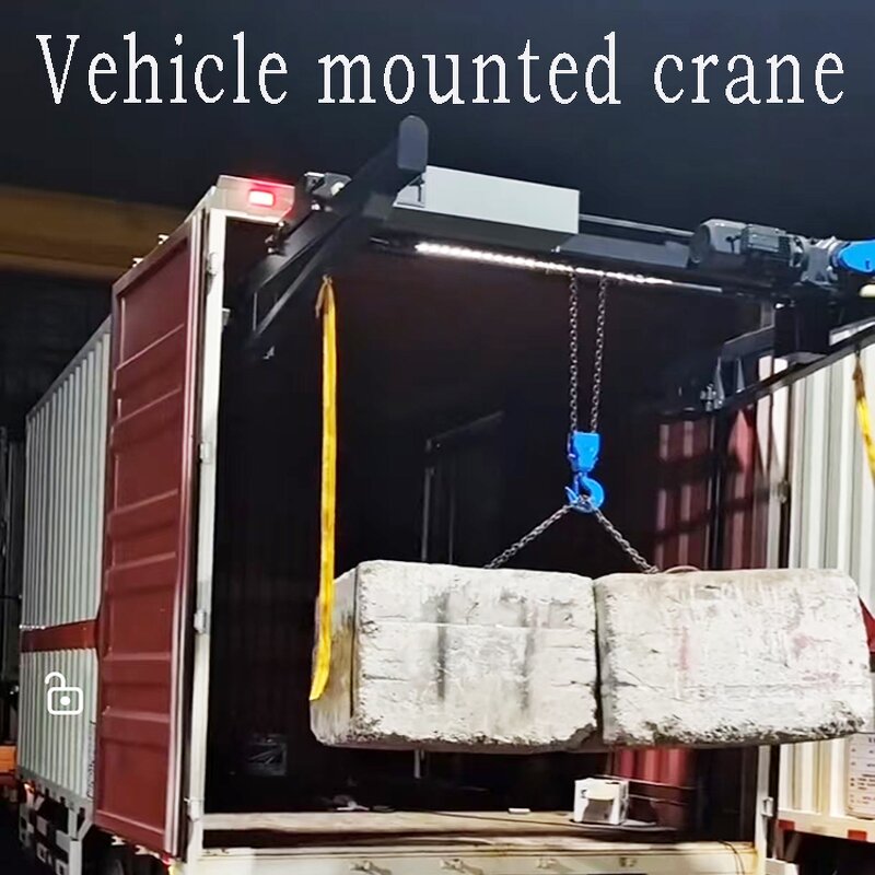 Electric Truck Crane Supplier - 220V with Remote Control